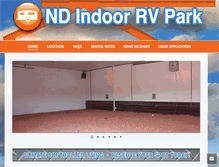 Tablet Screenshot of ndindoorrvpark.com